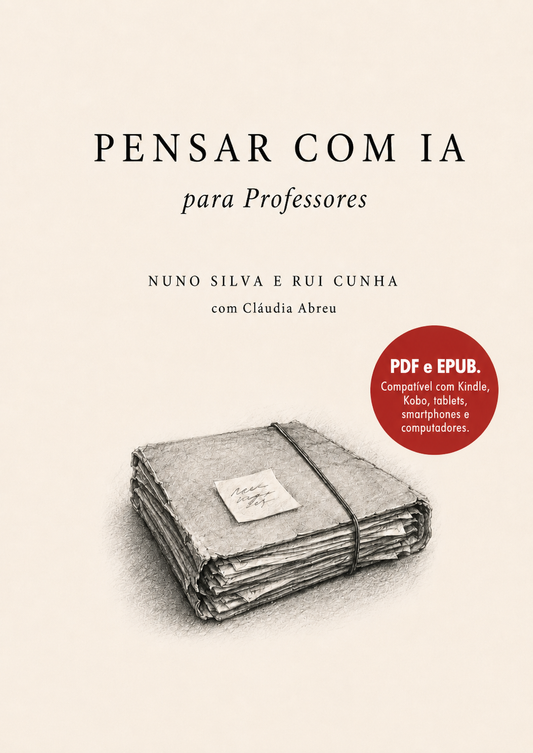 Capa do livro Pensar com IA para Professores